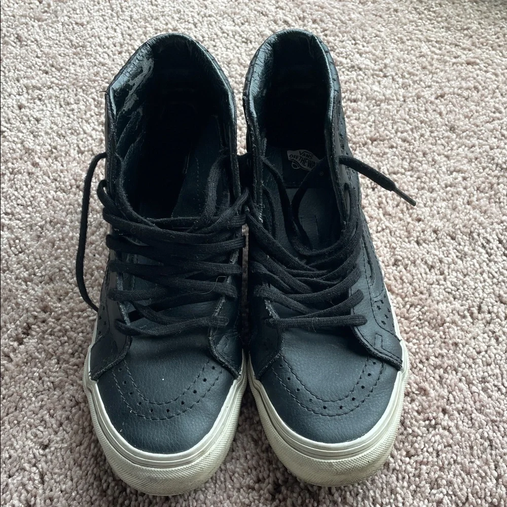 Vans Black High-Top Sneakers